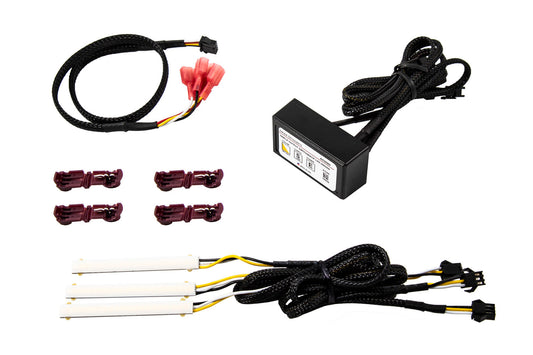 HD LED Switchback Strip (Triple) - Cool White/Amber