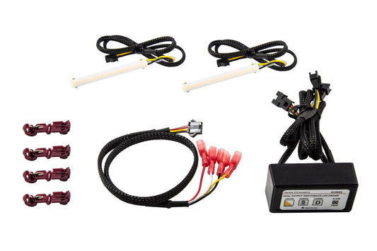 HD LED Switchback Strip (Double) - Cool White/Amber