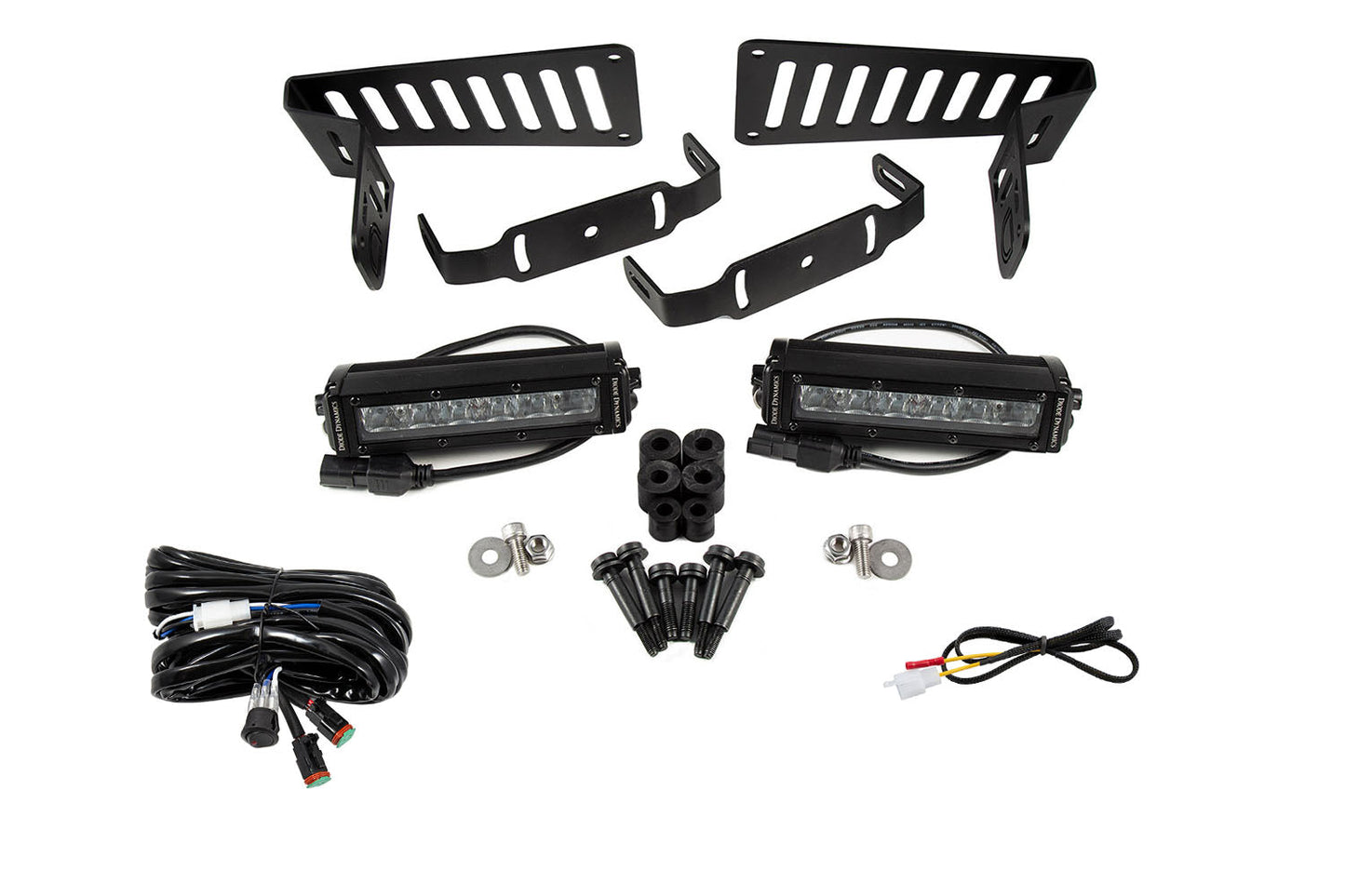 2018-2024 Jeep JL Wrangler JT Gladiator Cowl Mount LED Brackets