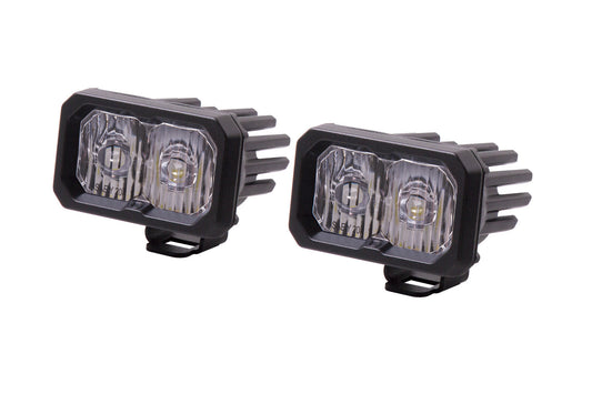 SSC2 SAE/DOT White Sport Standard LED 2" Pod