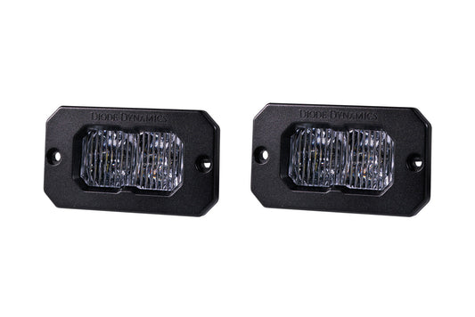 SSC2 SAE White Pro Flush Mount LED Pod