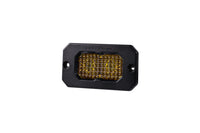 SSC2 SAE Yellow Pro Flush Mount LED Pod (Pair)