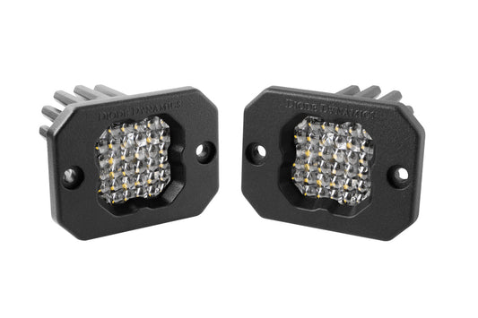 SSC1 White Sport Flush Mount LED Pod