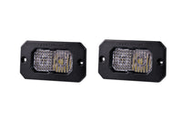 SSC2 SAE White Pro Flush Mount LED Pod
