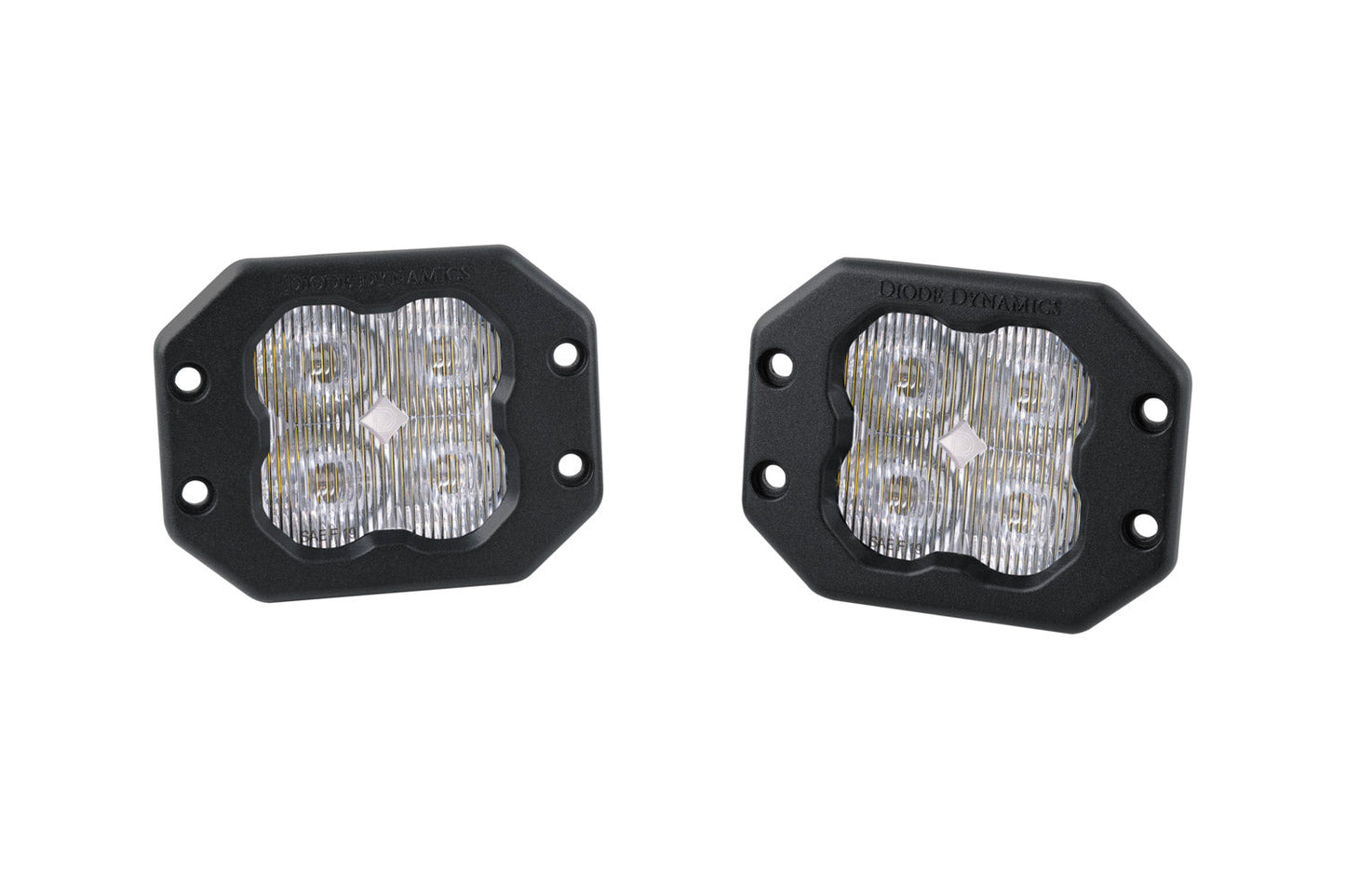 SS3 SAE/DOT White Pro Flush Mount LED Pod