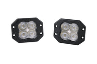 SS3 SAE/DOT White Pro Flush Mount LED Pod