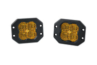 SS3 SAE Yellow Pro Flush Mount LED Pods