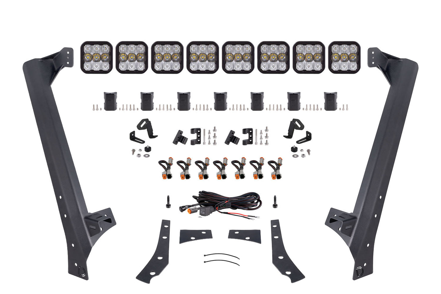 SS5 Windshield CrossLink Lightbar Kit for 2007-2018 Jeep JK Wrangler
