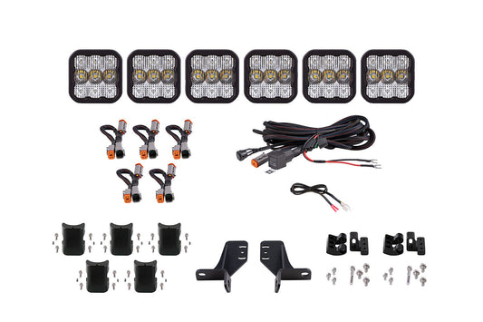 SS5 Grille CrossLink Lightbar Kit for 2021-2025 Ford Bronco (w/ Steel Bumper)