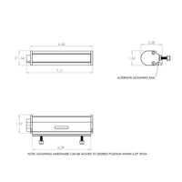 RTL-M Mini LED Rear Light Bar - Universal