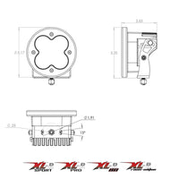 XL-R 80 LED Auxiliary Light Pod Pair - Universal