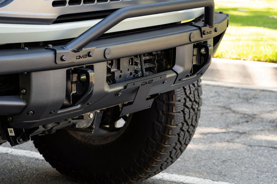 2021-2025 Ford Bronco | Factory Front Bumper License Relocation Bracket | Center