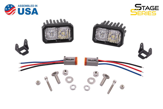 SSC2 SAE/DOT White Sport Standard LED 2" Pod