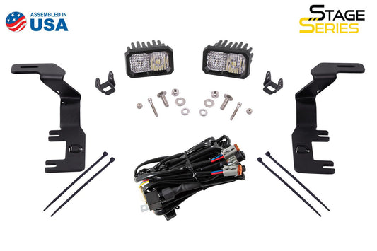 Stage Series Backlit Ditch Light Kit for 2015-2021 Chevrolet Colorado/GMC Canyon