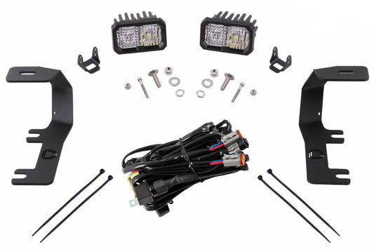 Stage Series Backlit Ditch Light Kit for 2014-2019 Chevrolet Silverado/Sierra 1500