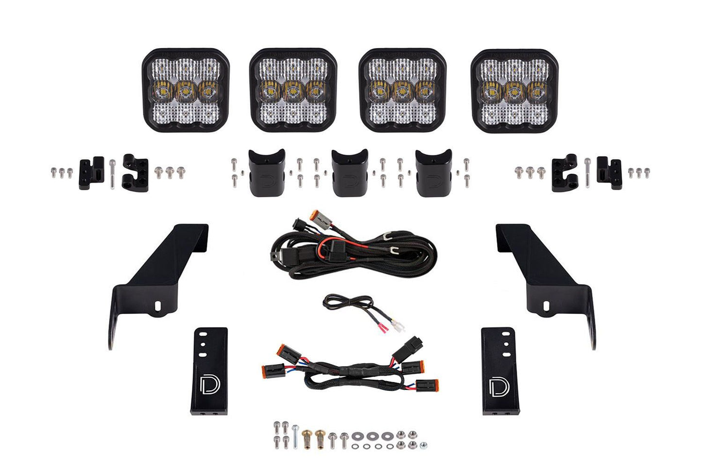 SS5 Grille CrossLink Lightbar Kit for 2018-2025 Jeep JL Wrangler/Gladiator