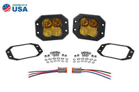 SS3 SAE Yellow Pro Flush Mount LED Pods