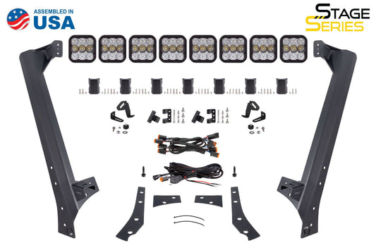 SS5 Windshield CrossLink Lightbar Kit for 2007-2018 Jeep JK Wrangler