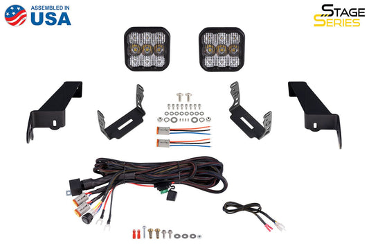 SS5 Bumper LED Pod Light Kit for 2018-2025 Jeep JL Wrangler/Gladiator