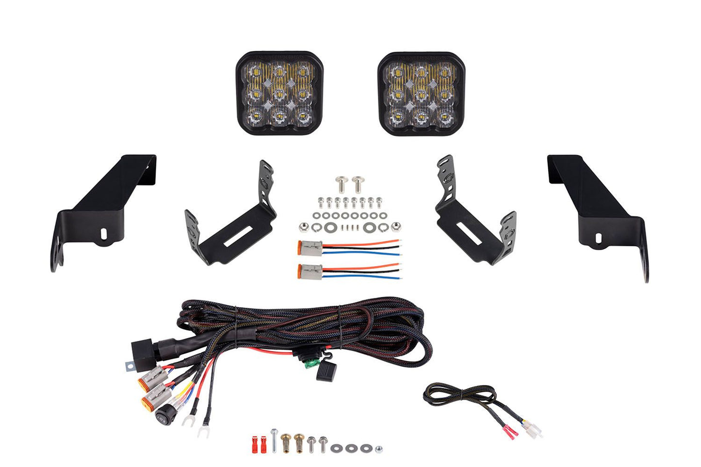 SS5 Bumper LED Pod Light Kit for 2018-2025 Jeep JL Wrangler/Gladiator