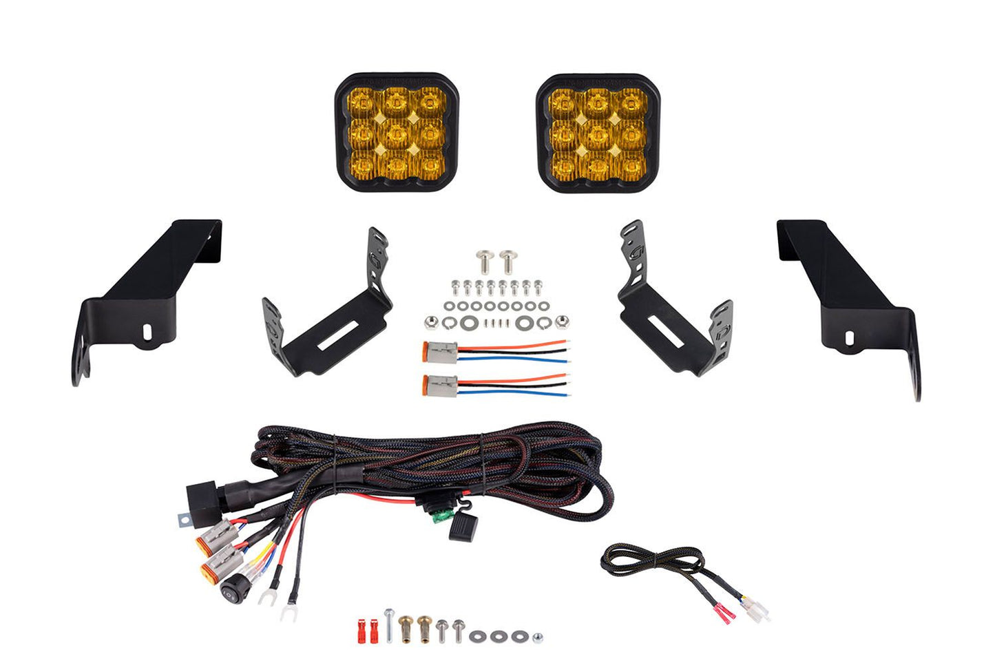 SS5 Bumper LED Pod Light Kit for 2018-2025 Jeep JL Wrangler/Gladiator