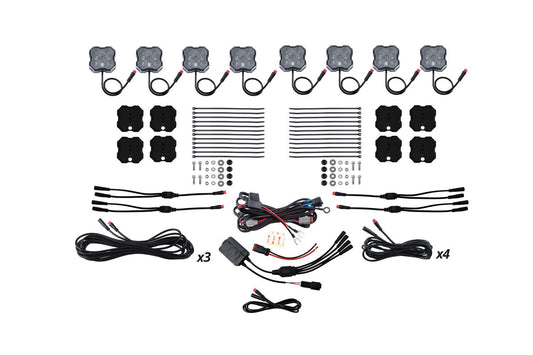 Stage Series RGBW LED Rock Light Kit (8-pack)