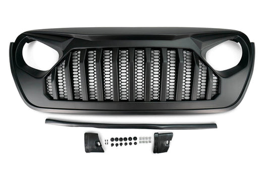2018-2025 Jeep JL & 2020-2025 JT Replacement Grille | Black