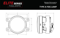 Elite Series Type A Fog Lamps (Pair)
