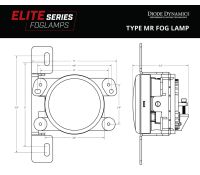 Elite Series Type MR Fog Lamps (Pair)