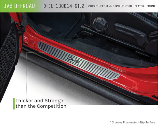 2018-2025 Jeep JL & 2020-2025 JT Sill Plates | Front