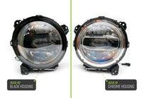 2018-2025 Jeep JL & 2020-2025 Jeep JT LED Headlights | Black