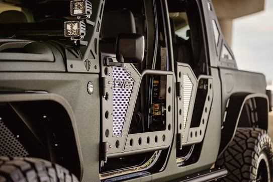 2018-2025 Jeep JL & 2020-2025 JT Rear Rock Doors