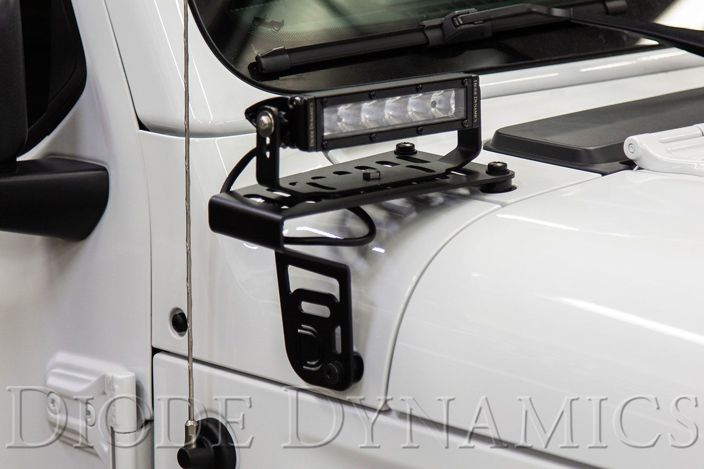 2018-2024 Jeep JL Wrangler JT Gladiator Cowl Mount LED Brackets