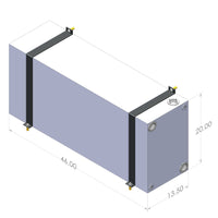 35 Gallon Wheel Well Water Tank (Passenger Side)