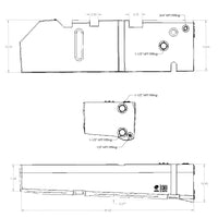22 Gallon Drivers Side Undercarriage Fresh Water Tank for 2015-2024 Ford Transit 148" & 148" EXT