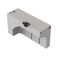 34 Gallon Wheel Well Water Tank (PASSENGER SIDE) for 2013-2024 Dodge Ram Promaster 1500, 2500, 3500 136", 159" AND 159" EXT