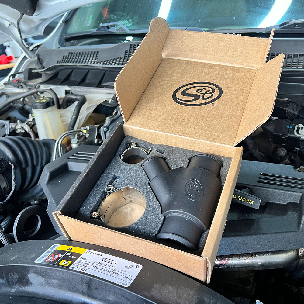 Aluminum Y-Pipe for 2013-2015 Dodge Ram Cummins 6.7L (Dual Radiator)