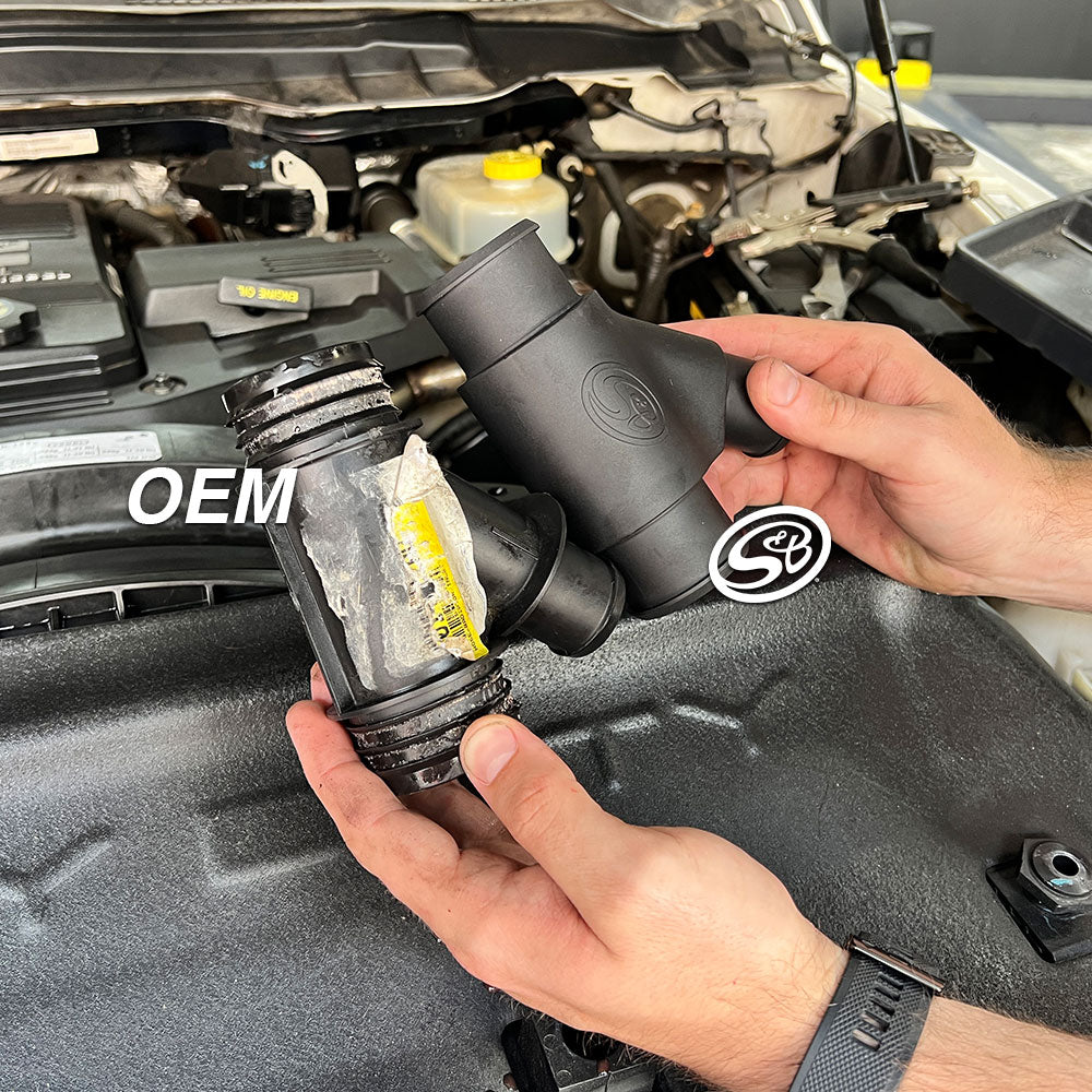 Aluminum Y-Pipe for 2013-2015 Dodge Ram Cummins 6.7L (Dual Radiator)