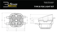 SS3 SAE Type B Fog Light Kit