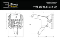 SS3 SAE Type SDX Fog Light Kit