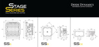 Stage Series Backlit Ditch Light Kit for 2019-2024 Ram 1500