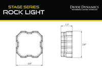 Stage Series Rock Light Magnet Mount Adapter Kit (Single)
